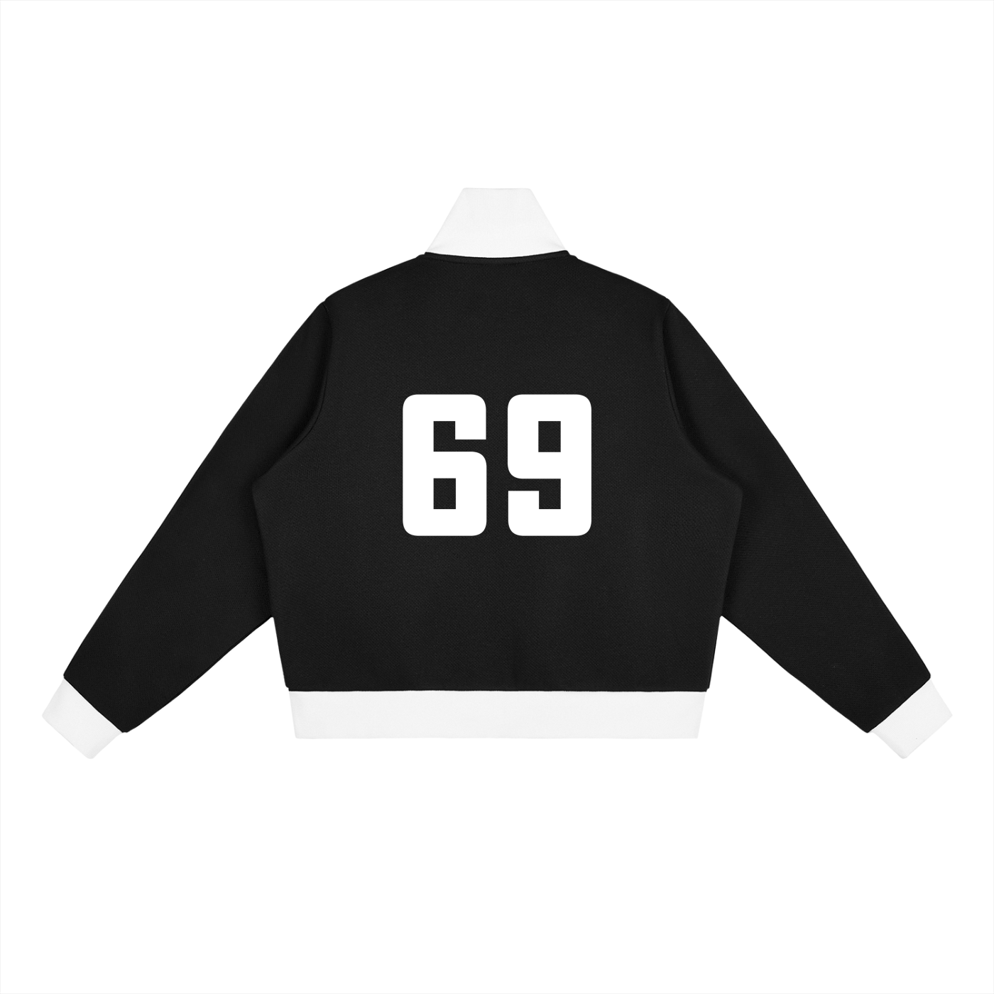 Side Striped Cropped Track Jacket