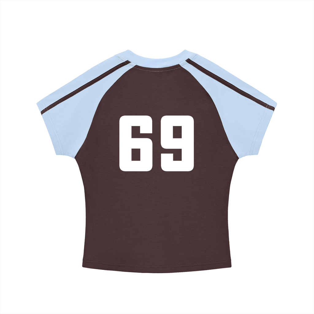 Side Stripe Cropped Tee