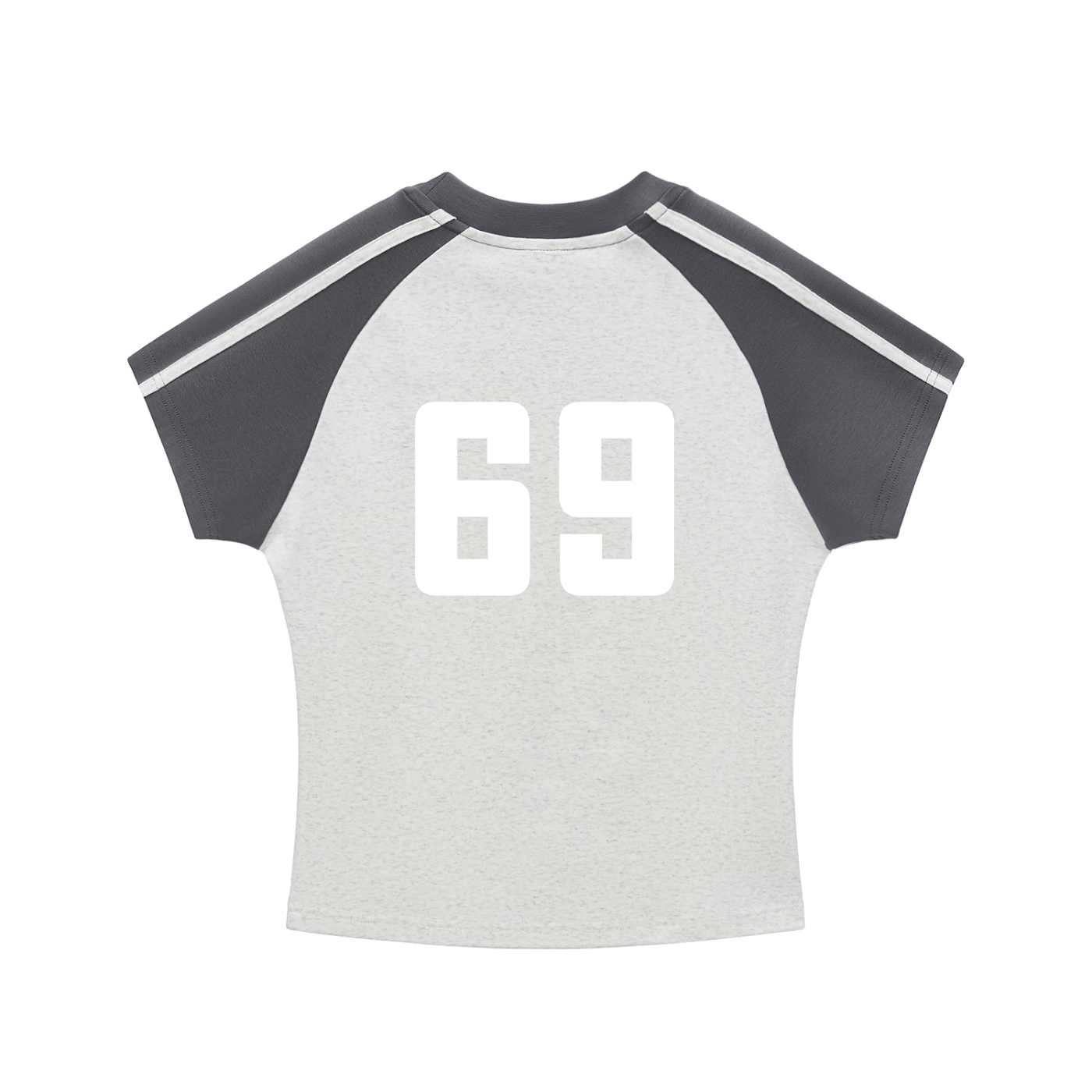 Side Stripe Cropped Tee