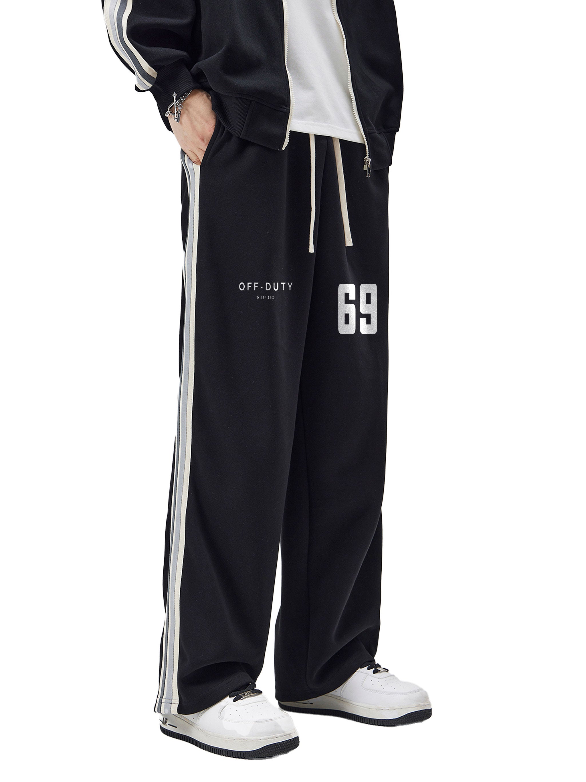 Side-Stripe Sweats