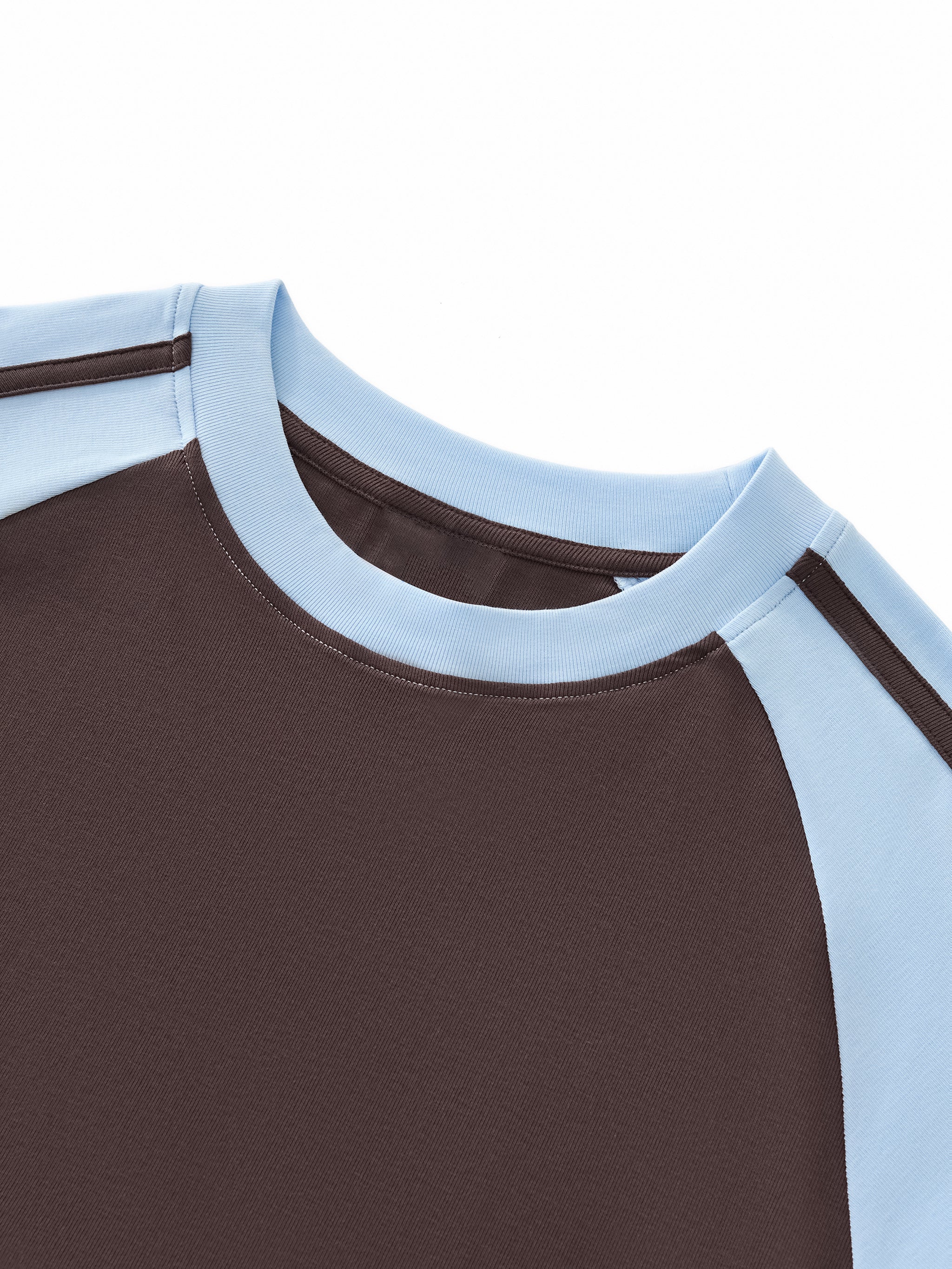 Side Stripe Cropped Tee