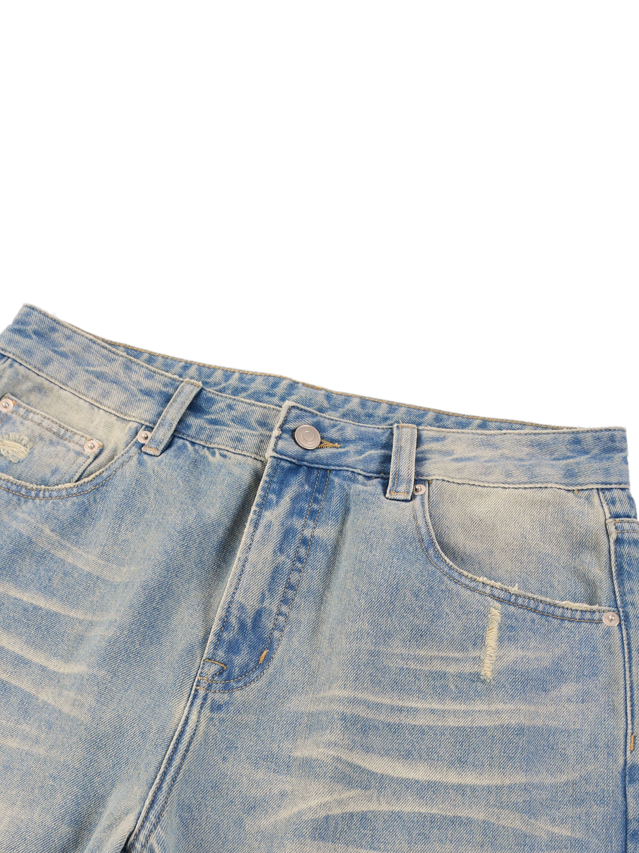 Raw Hem Denim Jeans