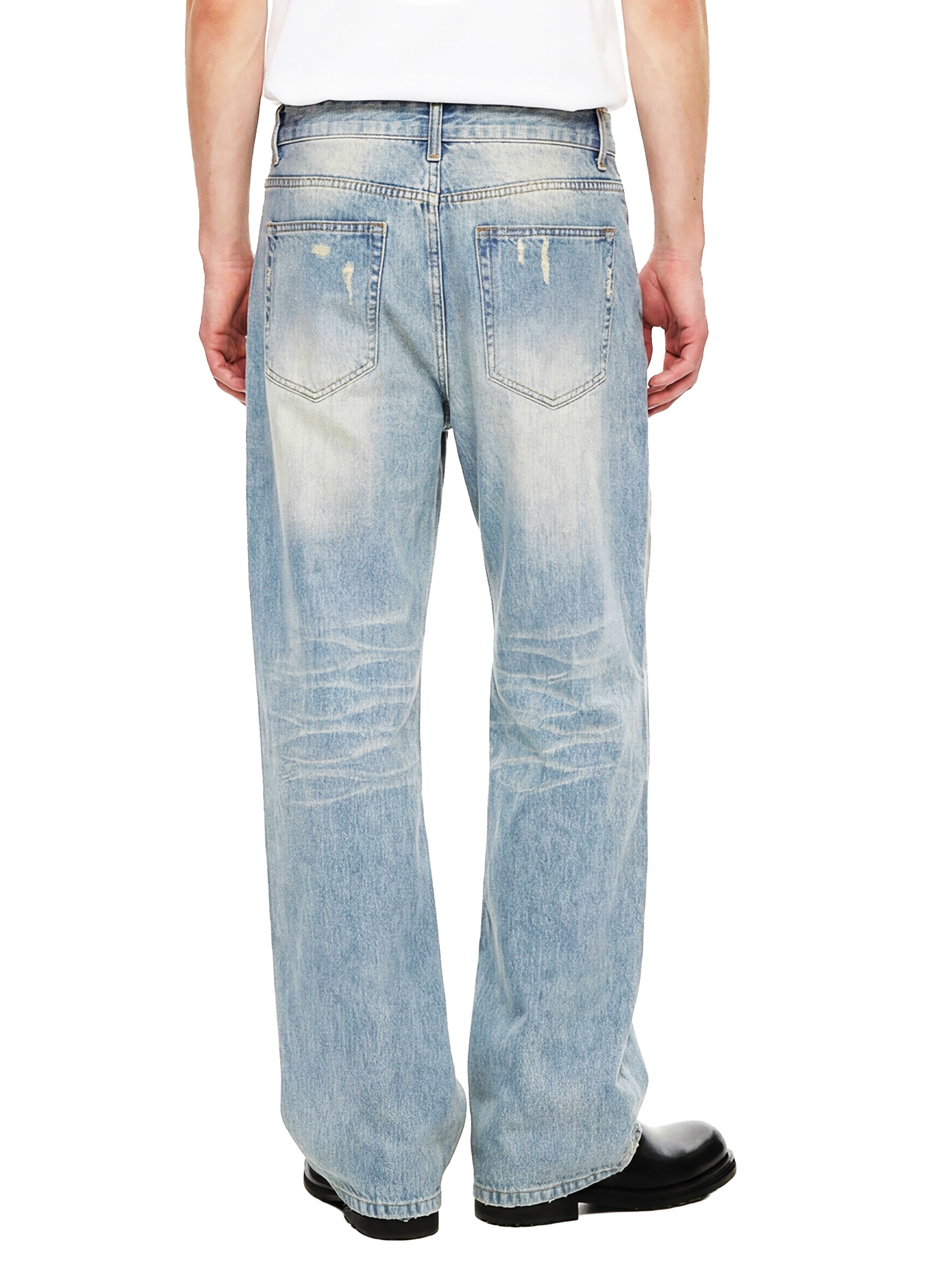 Raw Hem Denim Jeans
